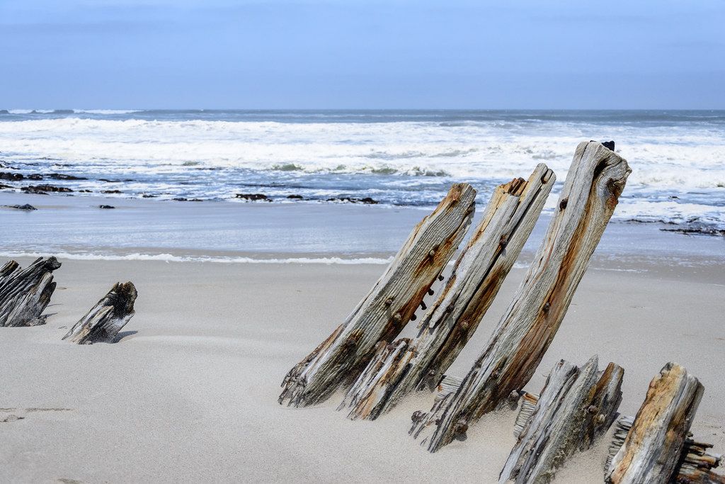 Skeleton Coast als Symbol für Weite und umsichtiges Reisen in Namibia