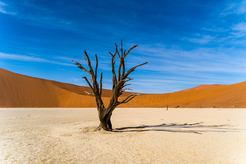 Dünen im Sossusvlei als Motiv für Namibia Packliste